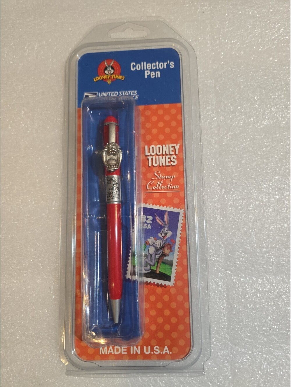 Vintage 1997 USPS Looney Tunes Tazmanian Devil Stylus Collectors Ink Pen NIP